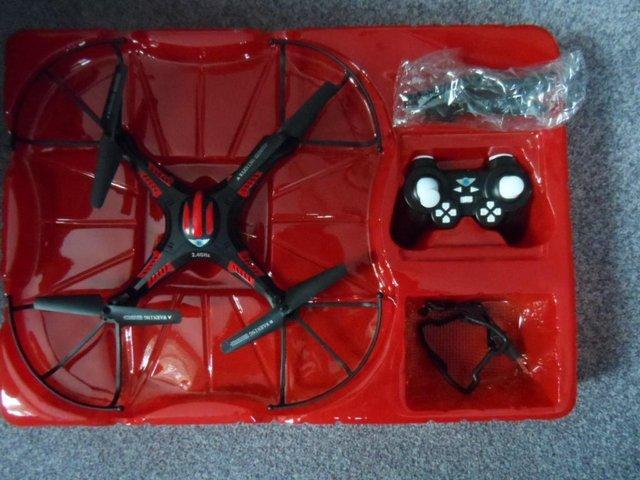 Preview of the first image of Remote controlled Xcam Quadcopter Drone.