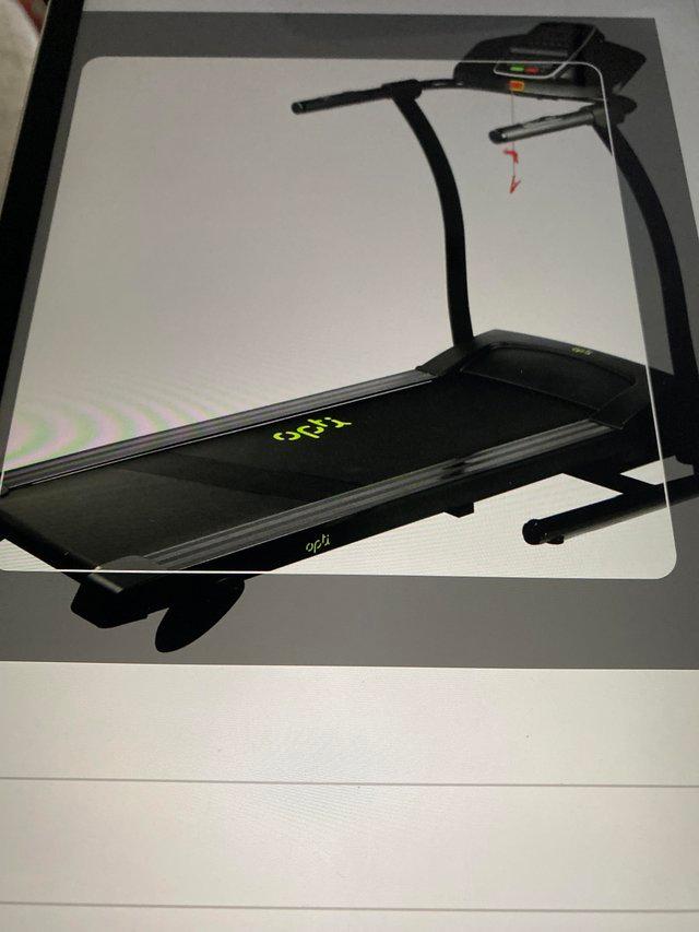 Preview of the first image of Motorised treadmill  In excellent condition.