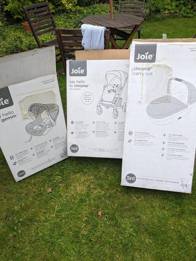 Preview of the first image of Joie 3 in 1 system  for babies and toddlers.