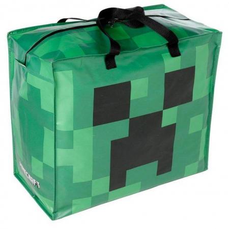 Image 2 of Practical Laundry & Storage Bag - Minecraft Creeper