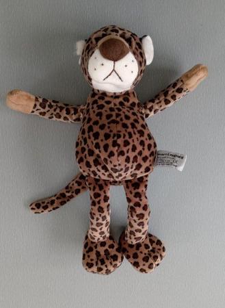 Image 2 of Russ Berrie UK soft toy Leopard.  Length approx: 14".