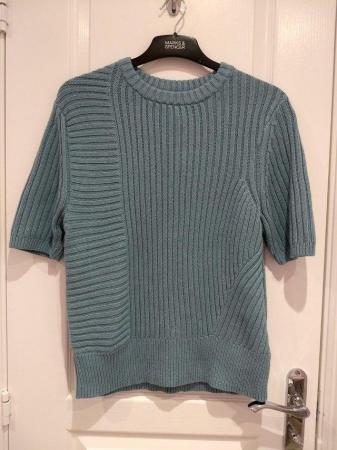 Image 2 of New Marks and Spencer M&S Collection Short Sleeved Jumper 14