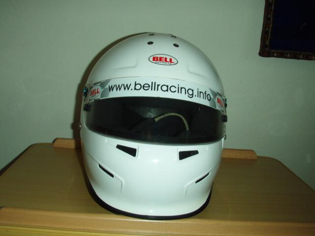 Preview of the first image of White Bell Motor racing Helmet.