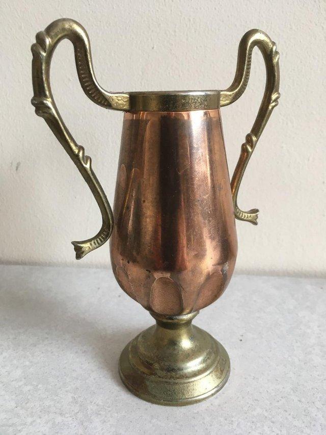 Preview of the first image of Vintage Copper and Brass Urn / Vase.