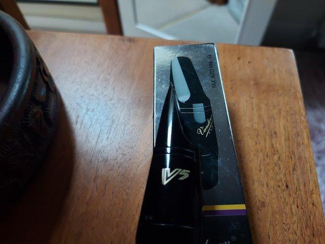 Preview of the first image of **REDUCED**Vandoren A15 alto sax mouthpiece - in box as new.