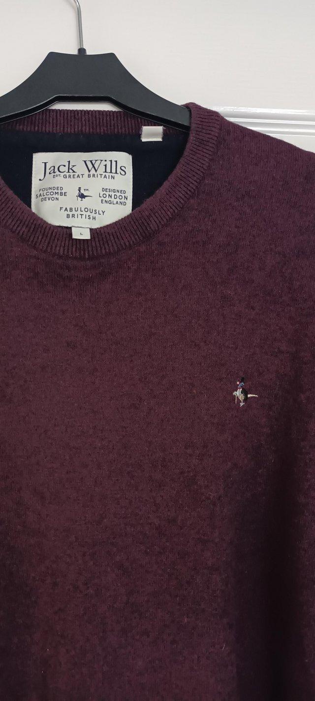 Preview of the first image of Jack Wills mens jumper size large.