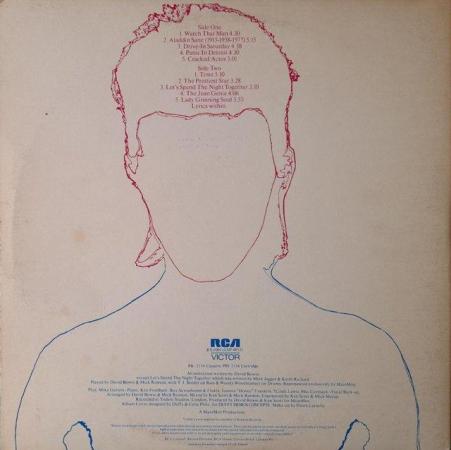 Image 3 of David Bowie Aladdin Sane 1973 Canadian 1st press LP. NM/EX+