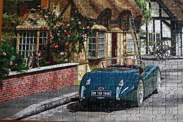 Image 3 of Trefl 500pc Jigsaw puzzle Street Cottage Lane,can be posted