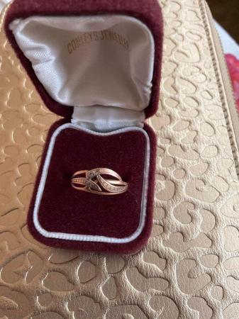 Image 1 of Delicate 14k red gold ladies ring