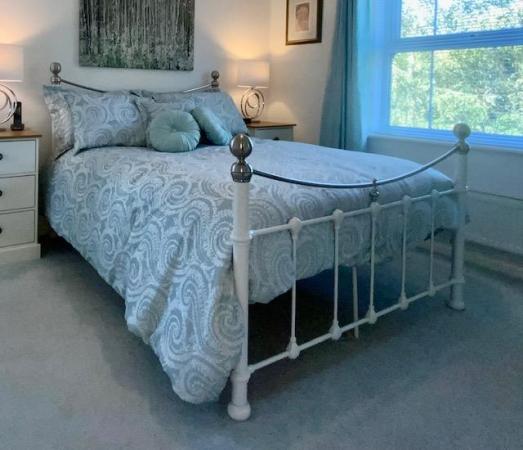 Image 1 of As new double bed frame and mattress.