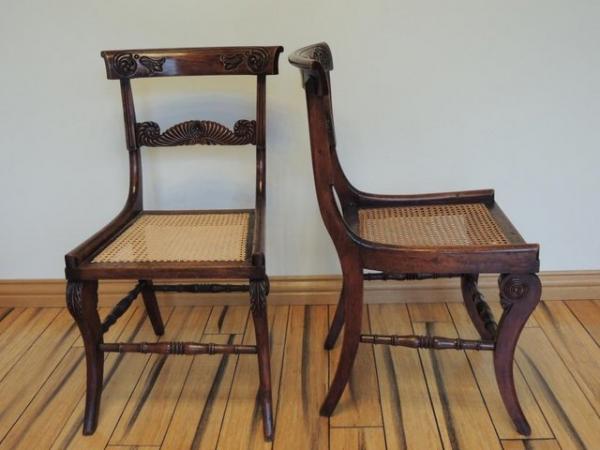 Image 5 of Pair of Regency Antique Chairs (UK Delivery)