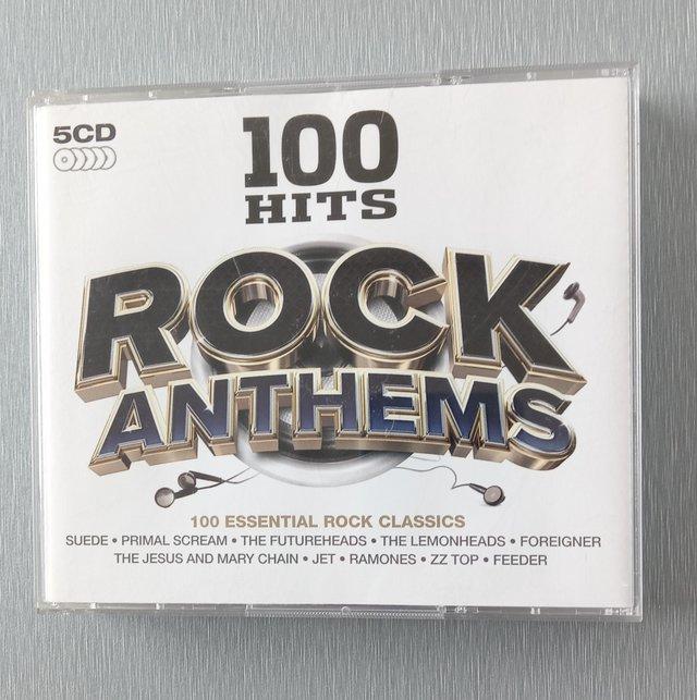 Preview of the first image of 5 Disc Box Set '100 Rock Anthems'..