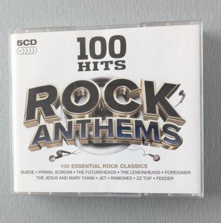 Image 1 of 5 Disc Box Set '100 Rock Anthems'.