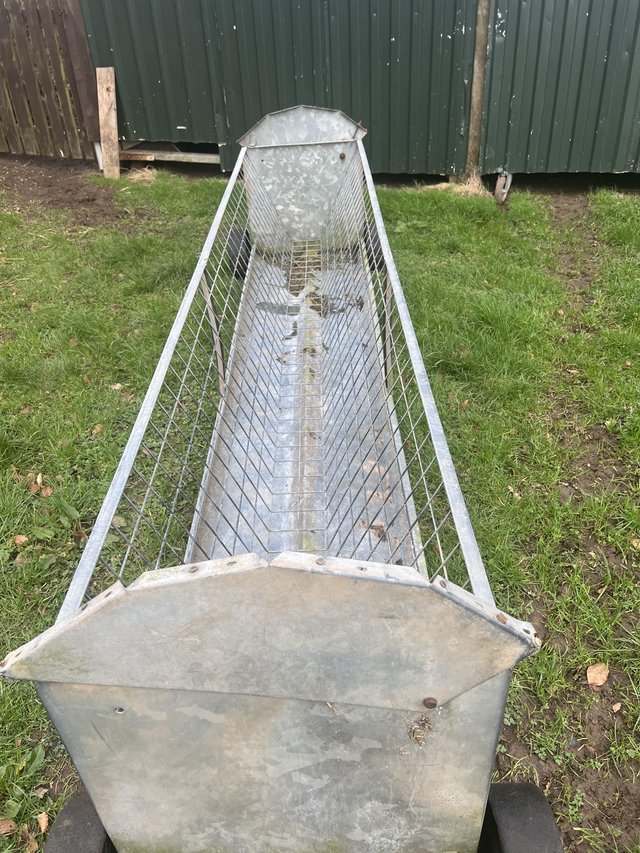 Preview of the first image of Sheep hay rack on wheels……………..