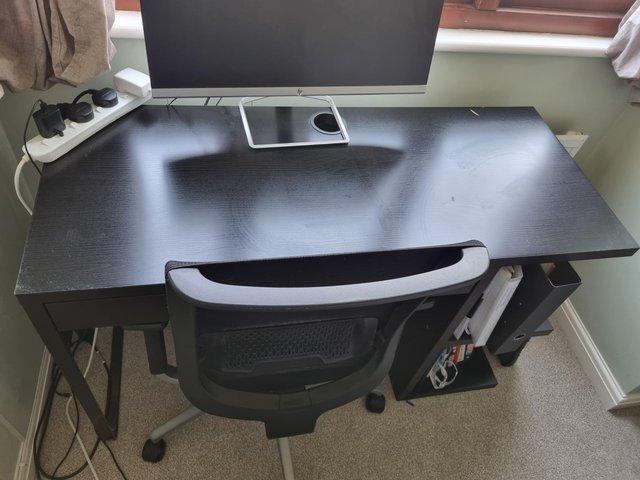 Preview of the first image of IKEA ergonomic home office desk.