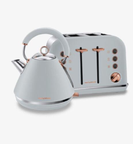 Preview of the first image of Morphy Richards Rose Gold Collection Kettle & 4 Slice toaste.