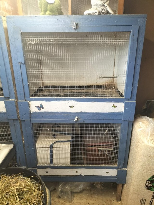 Preview of the first image of Hand made rabbit hutches for sale.