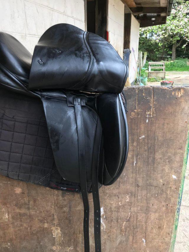 Preview of the first image of Ideal Jessica dressage saddle.