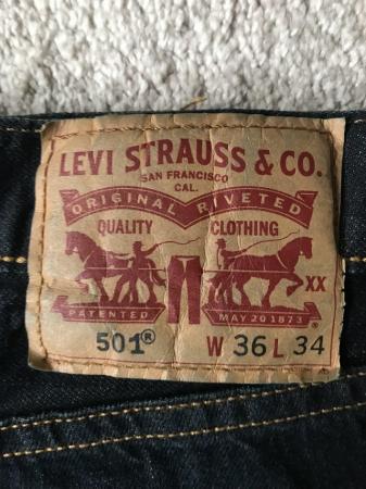Image 3 of Levi’s Original 501 jeans . Fantastic condition.