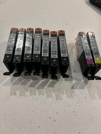 Image 1 of Canon 571 printer ink cartridges