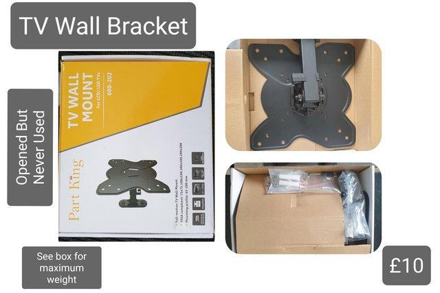 Image 1 of For  Sale  -  TV  Wall  Bracket - For Sale