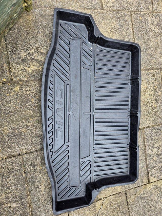 Preview of the first image of Honda CIVIC mk10 2017-22 model boot liner.