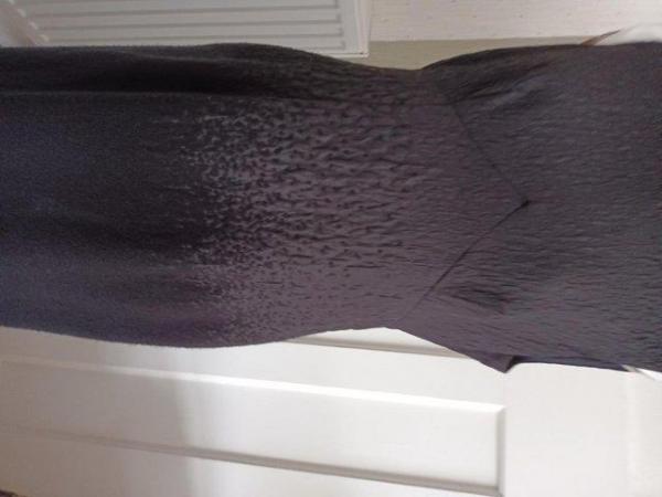 Image 1 of Ladies Black Dress with a textured weave Size EU/42 Medium U