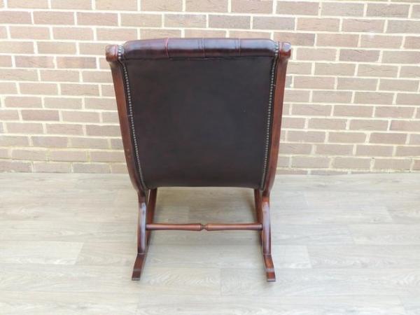Image 7 of Chesterfield Rocking Chair Ox Blood (UK Delivery)
