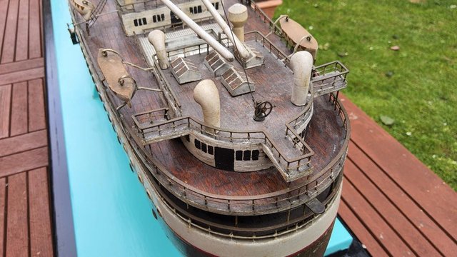 Image 6 of Model boat pre war plank on frame