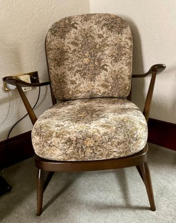 Image 1 of Vintage Ercol Arm Chair - ModelWindsor 203- Old Colonial