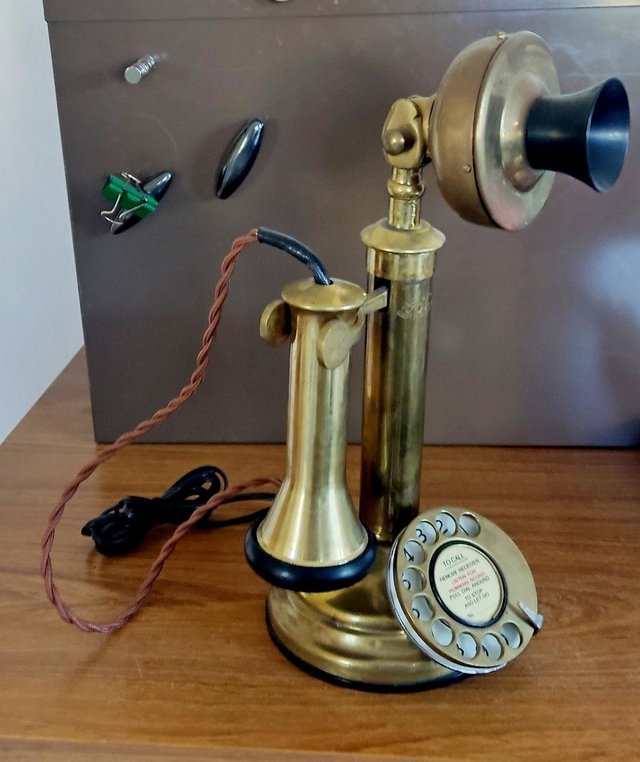 Preview of the first image of CANDLESTICK TELEPHONE - VINTAGE.