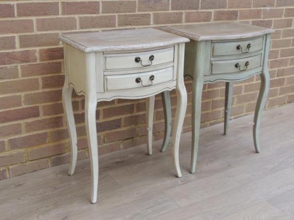 Image 2 of Pair of French Side Tables (UK Delivery)