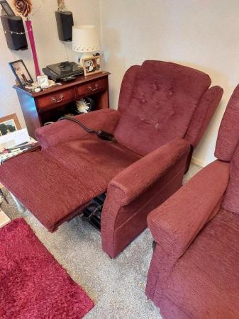 Image 2 of Rise & Recline Chairs, 3 Piece Suite, (Middleton's Balmoral)