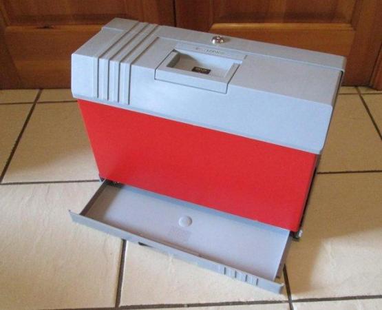 Image 1 of Helix lockable Filing Box with storage files