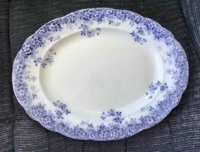 Preview of the first image of RARE large Victorian, Booths porcelain meat/ serving platter.