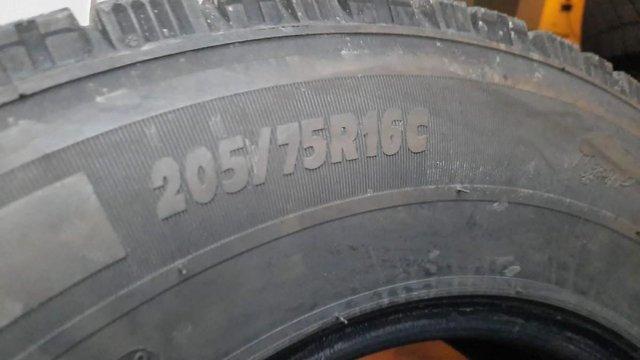 Image 2 of Van Tyres Size 205. 75.r 16 c