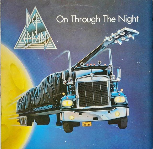 Preview of the first image of Def Leppard ‘On Through The Night’ UK 1st pressing VG+/VG..