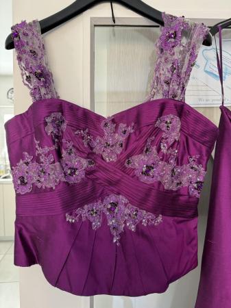 Image 3 of BNWT John Charles MOTB outfit in blackberry size 16