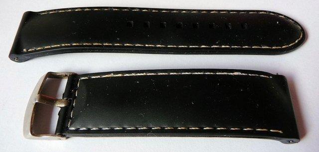 Image 2 of NYLON WATCH STRAP - STITCHED HEAVY DUTY NEOPRENE - 24mm WIDE