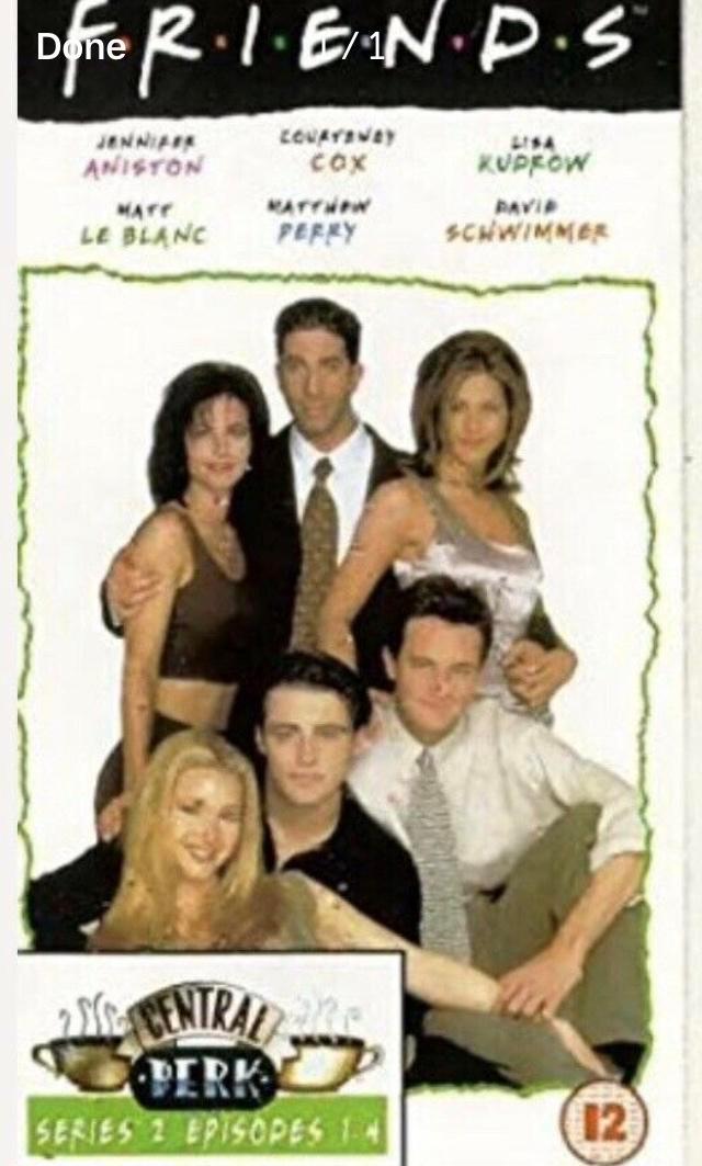 Preview of the first image of Friends series 2 box set (6 videos, 24 episodes).