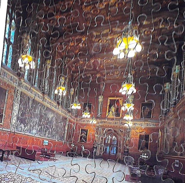 Preview of the first image of BLOCKWOOD JIGSAW PUZZLE - INSIDE PARLIAMENT.