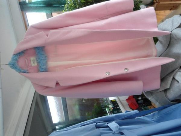 Image 2 of PRETTY PINK COAT AS NEW PRIMARK SIZE 18