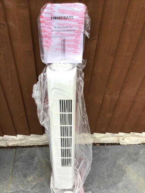Preview of the first image of Electric Tower Fan -white/ 29 inches.