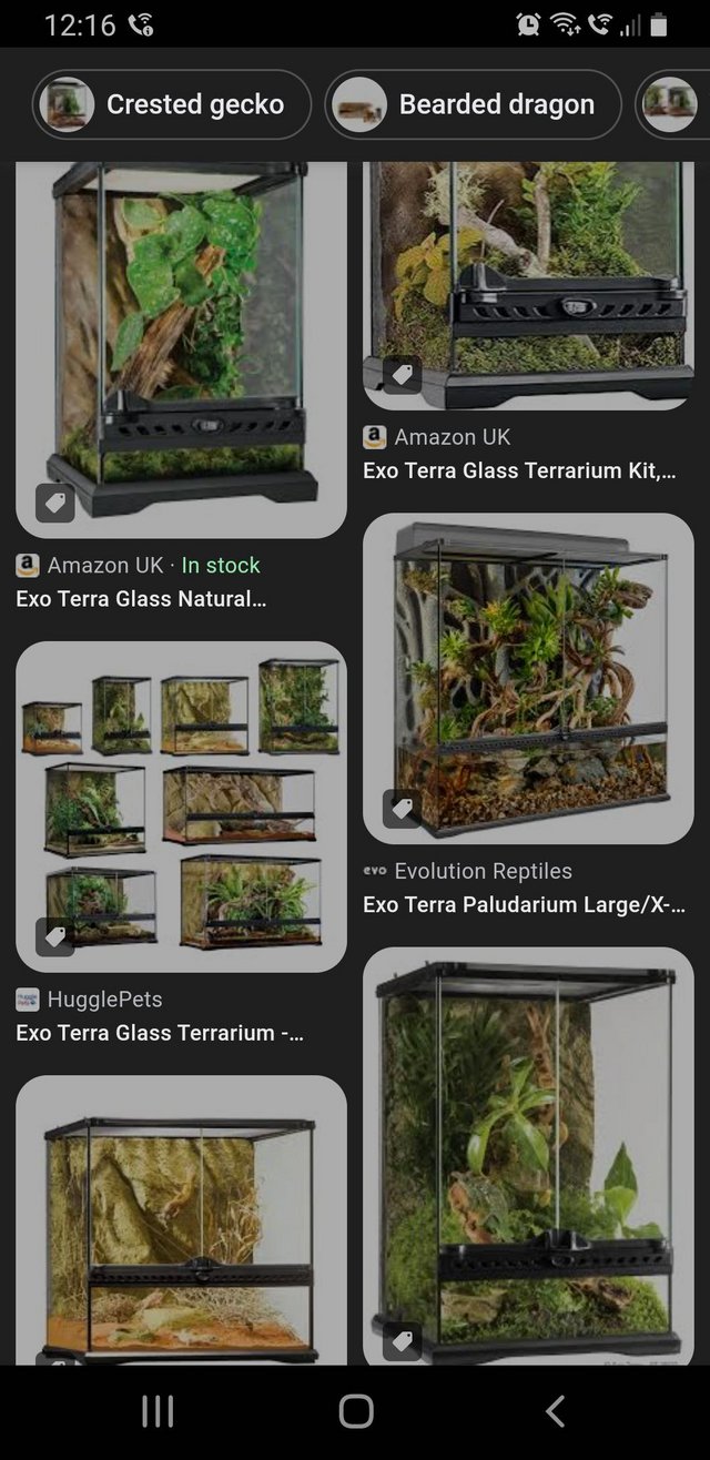 Preview of the first image of Exo terra glass terrariums.