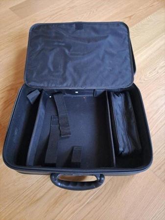 Image 4 of Antler Black Laptop Bag/ Brief Case With Shoulder Strap