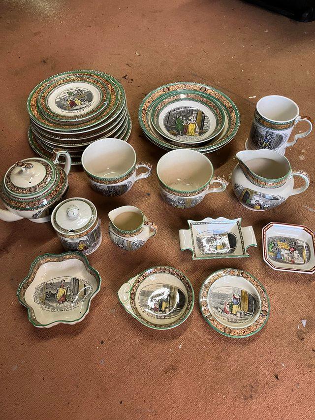 Preview of the first image of Various pieces of Adam’s cries of London pottery.