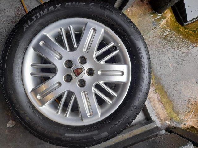 Preview of the first image of ROVER 75 WHEELS TYRES tyres new.