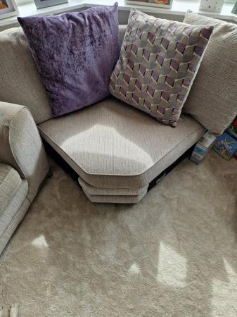Image 2 of Corner sofa with snuggle chair