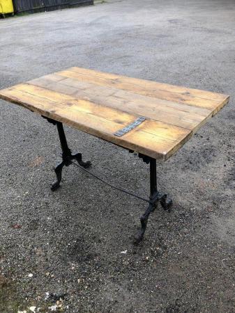 Image 1 of Cast iron tables (4 seater) hand made