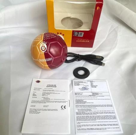 Image 2 of GALATASARAY FC Licensed Football Shaped Bluetooth Speaker